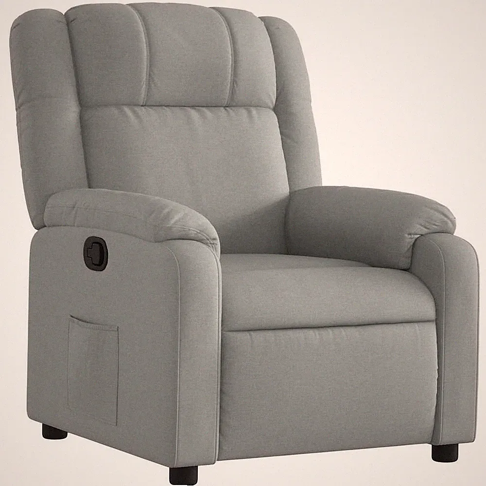 Recliner Chair Wingback Reclining Armchair Home Theater Cinema Fabric vidaXL
