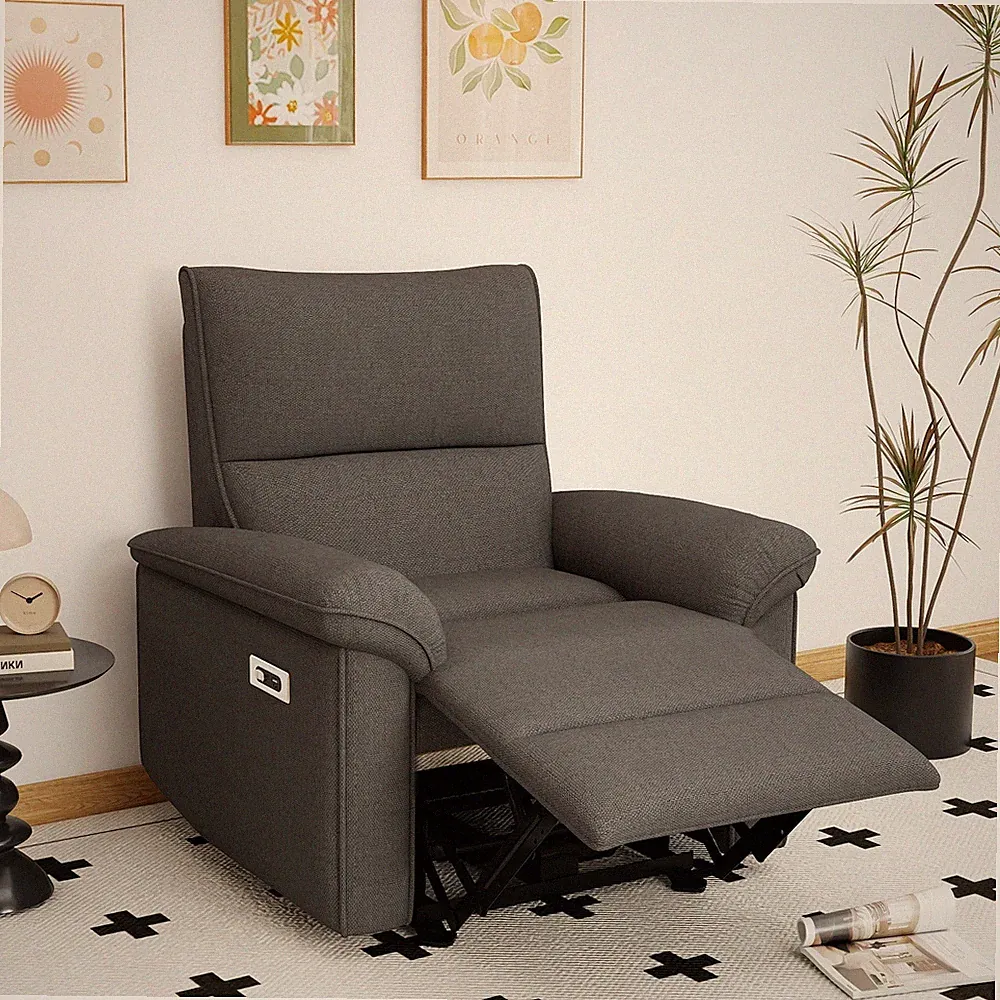 Small Spaces Power Recliner Chair Zero Wall Electric Reclining Sofa USB Port RV